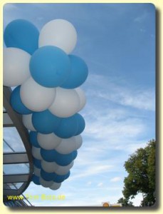 Ballongirlande in Lüneburg